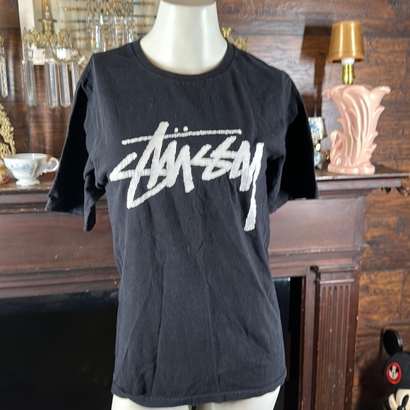 Stussy Tops - 5/25$ Stussy T-Shirt black white graphics size small
